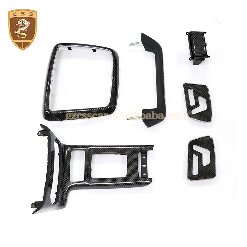 

W463 Interior Accessories Decoration Carbon Fiber Center Console Car Dashboard Cover For Mercedes Bens G Class W463