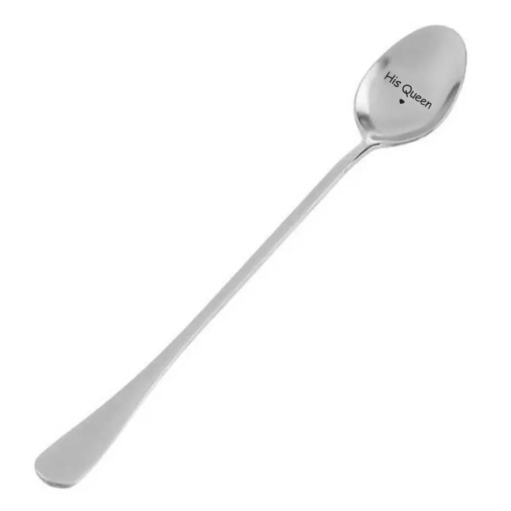 День Святого Валентина Кухня Мороженое кофейная чайная ложка ложки его королева