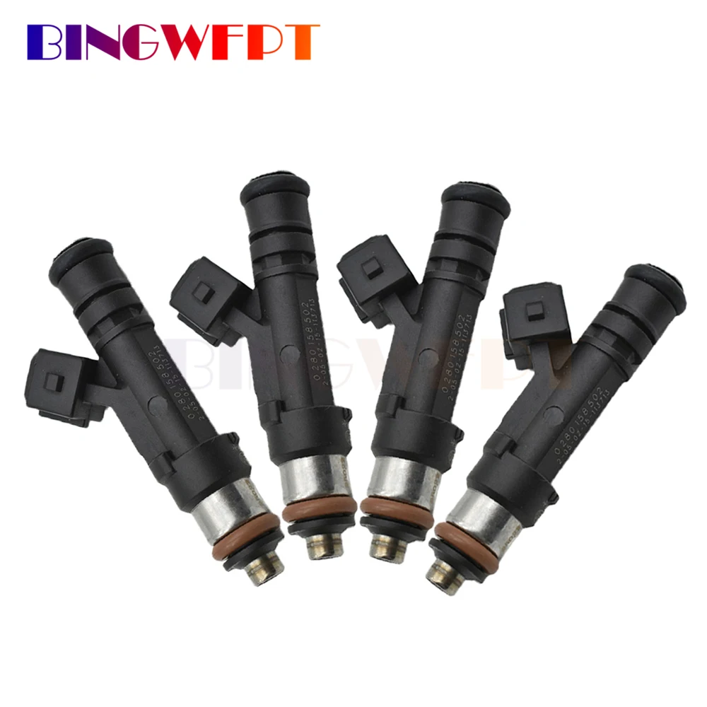 

4PCS Flow Matched Fuel Injectors For Lada 110 1.5L 1995- OEM 0280158502 0 280 158 502