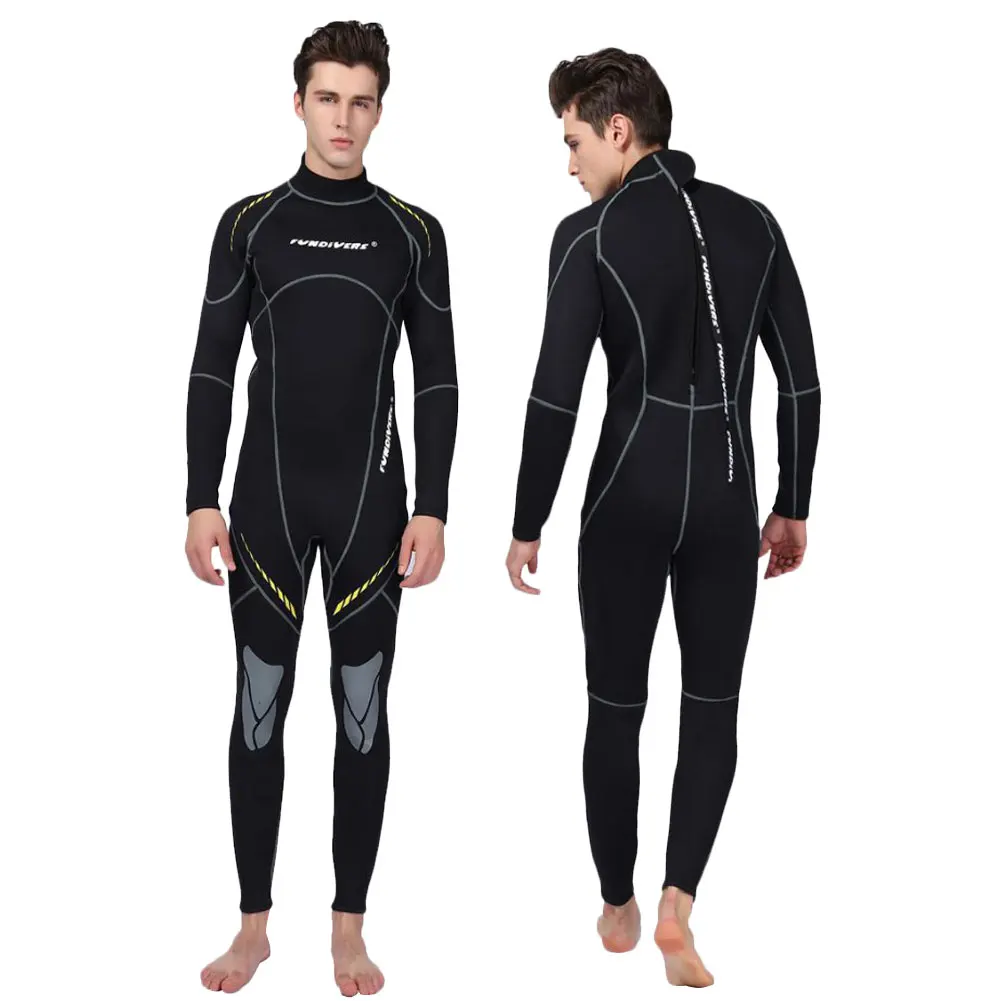 

Неопреновый гидрокостюм премиум-класса 3 мм, мужской зимний теплый гидрокостюм для подводного плавания, серфинга, каякинга