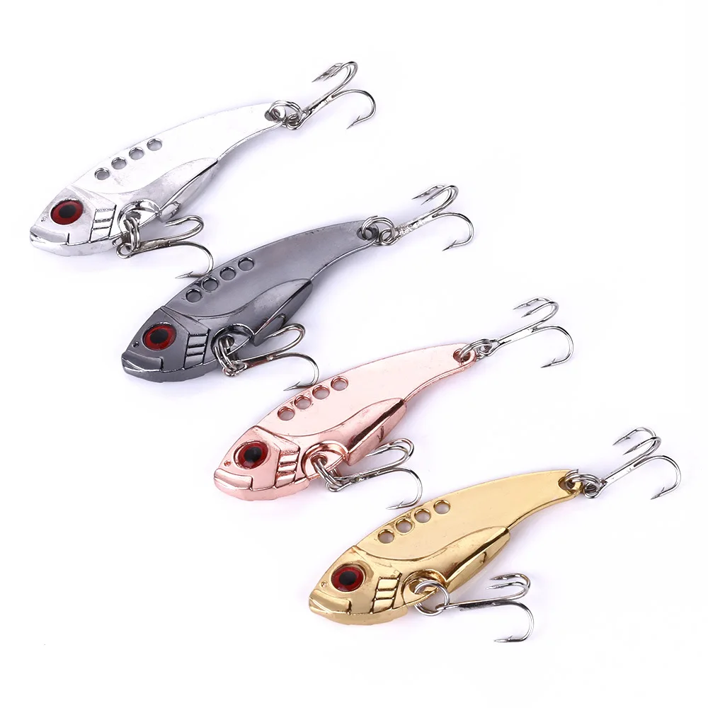 

1PC Metal VIB 3G 7G 11G Fishing Lure Vibration Spoon Spinner Lure Crankbait Bass Artificial Hard Bait Cicada VIB Tackle Lures