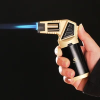 galiner windproof gas lighter turbo tobacco cigarette cigar lighter torch jet flame refillable lighter cigar punch cutter bbq