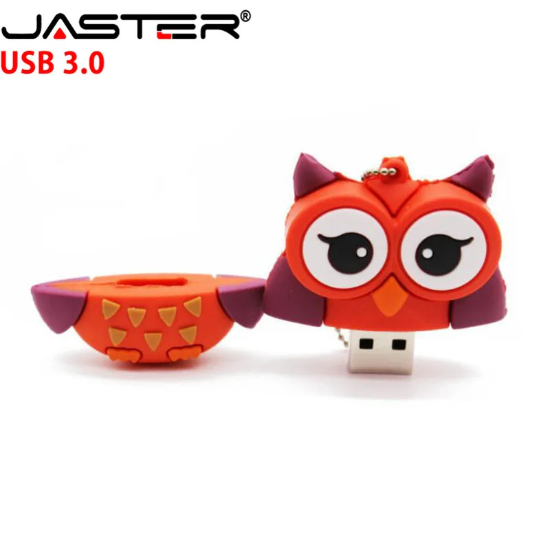USB 3 0 флеш накопитель JASTER в виде пингвина совы лисы 4 ГБ 8 16 32 ГБ|USB флэш-накопители| |