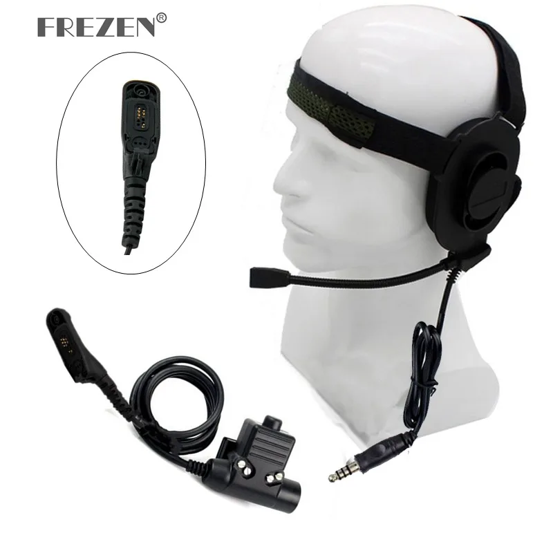 

Z tactical Bowman Elite II Headset U94 Adapter Z113 PTT For Motorola XiR P8200 XiR P8208 P8268 8668 GP338D DP3400 Two Way Radio
