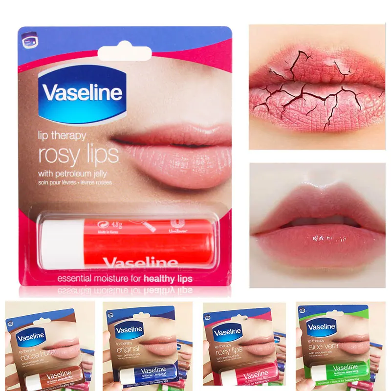Увлажняющий органический бальзам для губ Vaseline масло увлажняющее средство