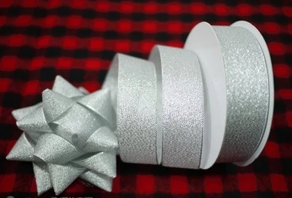 25 ярдов новая лента лук с золотой и серебряной кружевной филиграней 2 см