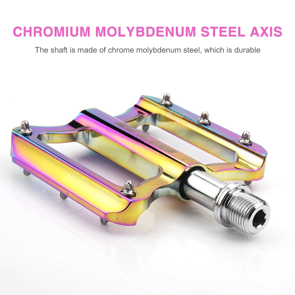 

Aluminium Alloy MTB Bike Flat Pedals Bicycle Cycling CNC DU Sealed Bearings for Outdoor Cycle Biking Entertainment