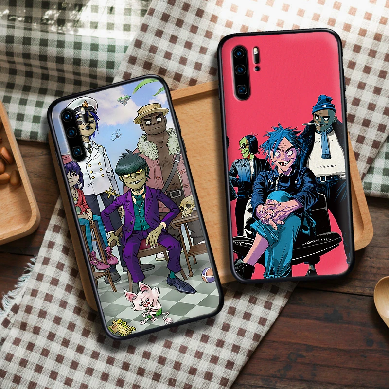 Gorillaz мягкий силиконовый ремешок для huawei P30 Lite Pro P Smart 2016 2019 P8 P9 P10 P20 TPU | Мобильные
