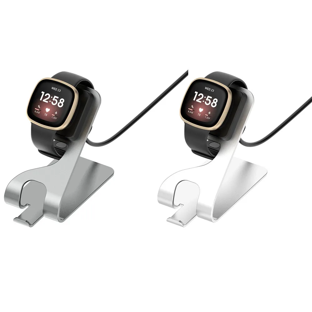 

Fast Charger Dock with 1.5m Power cable 360 Rotated Head For Fitbit Versa 3/ Sense Smart Watch