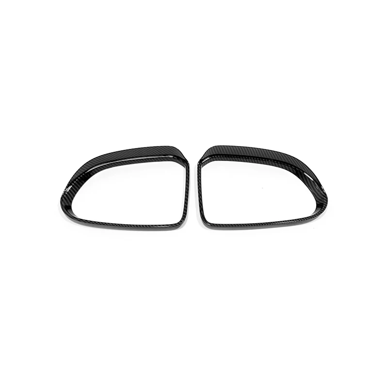ABS Chrome For Hyundai Santa Fe 2018 2019 Accessories Car Rearview Mirror Rain Eyebrow Trim Moulding Cover Ca Styling 2pcs | Автомобили и