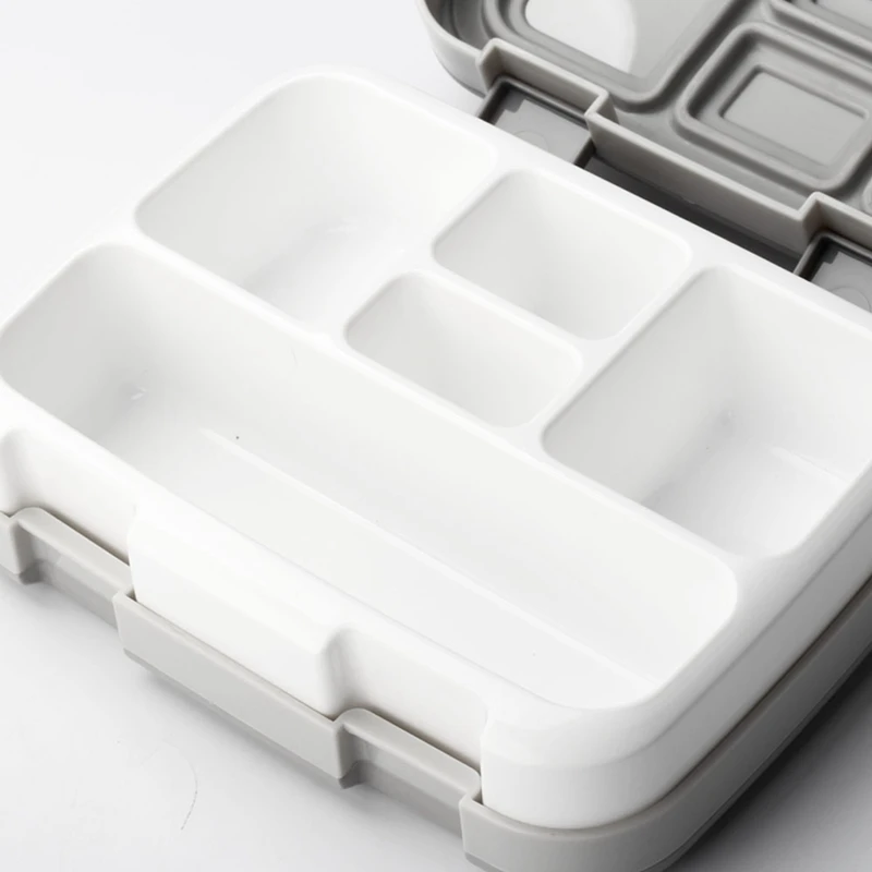 Lunch Box Portable Multiple Grids Bento School Student Kids Dinnerware Food Storage Container Leak Proof Picnic Off | Дом и сад