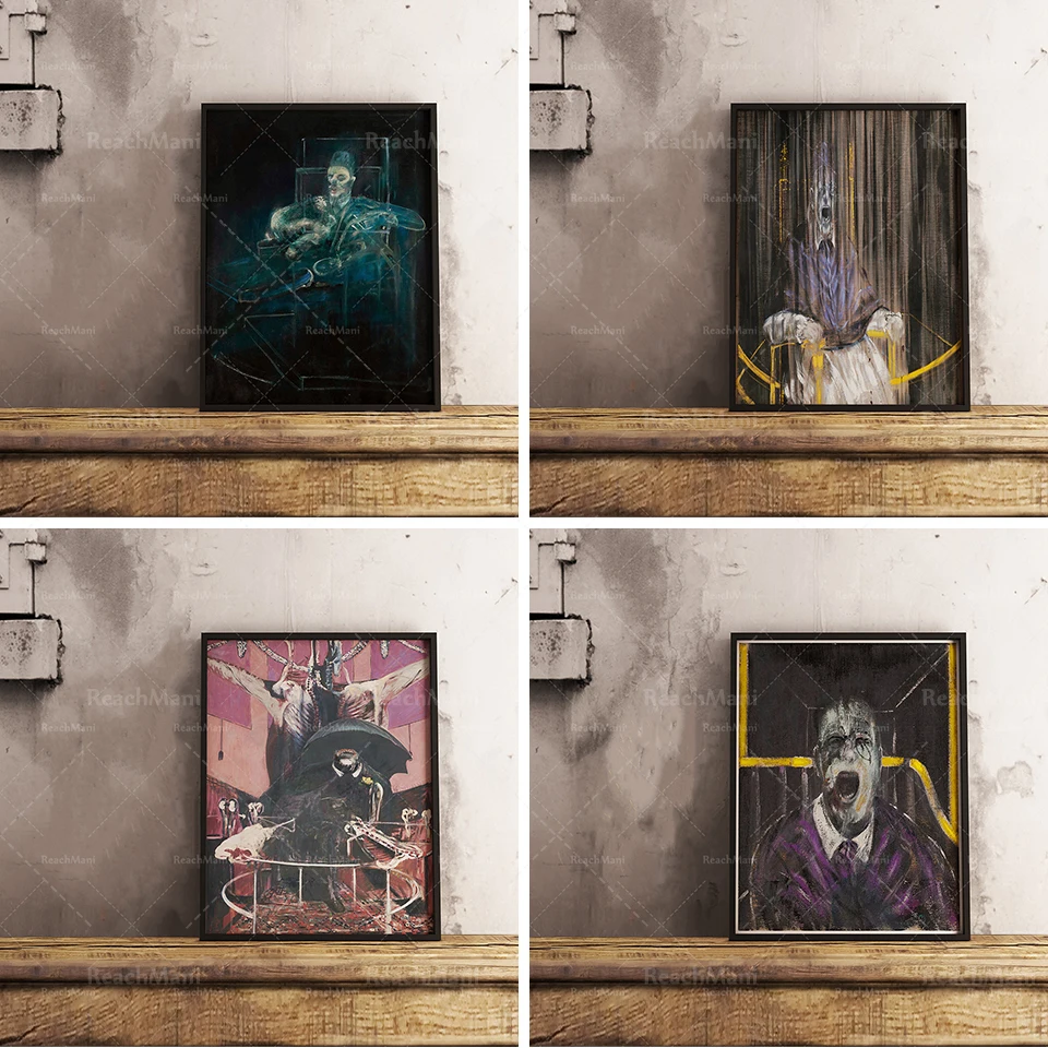 

Affiche d'art Francis Bacon (Artis d'art Francis Bacon)-Qualité de la galerie-Naive Pope-Wall Art Decoration