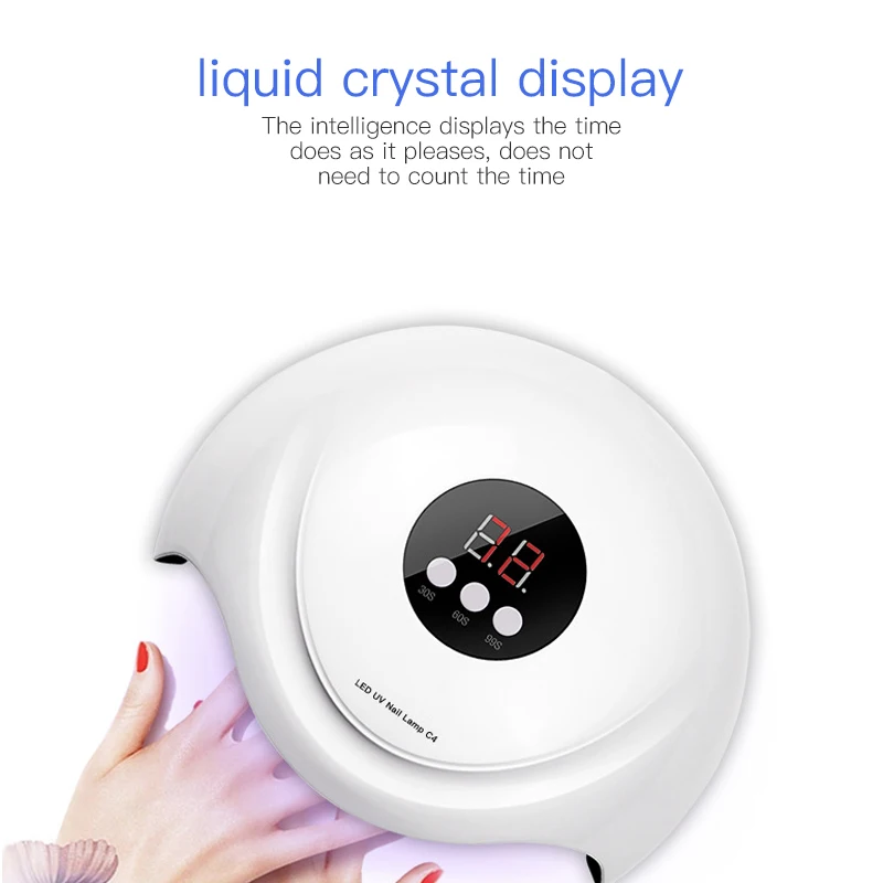 УФ лампа для сушки гель лака с ЖК дисплеем 36 Вт|Сушилки ногтей| |