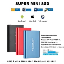 USB 3.2 High-speed 512G 1TB SSD Solid State 360MB/sec TYPE-C Mobile External External Hard Drive for Laptop Desktop Game Install