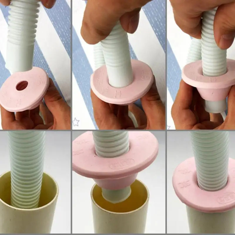 Silicone Drains Sewer Pipe Sealing Ring Floor Kitchen Sink Overflow Drain Cover Gang Deodorant Washing Machine Smell Proof | Обустройство