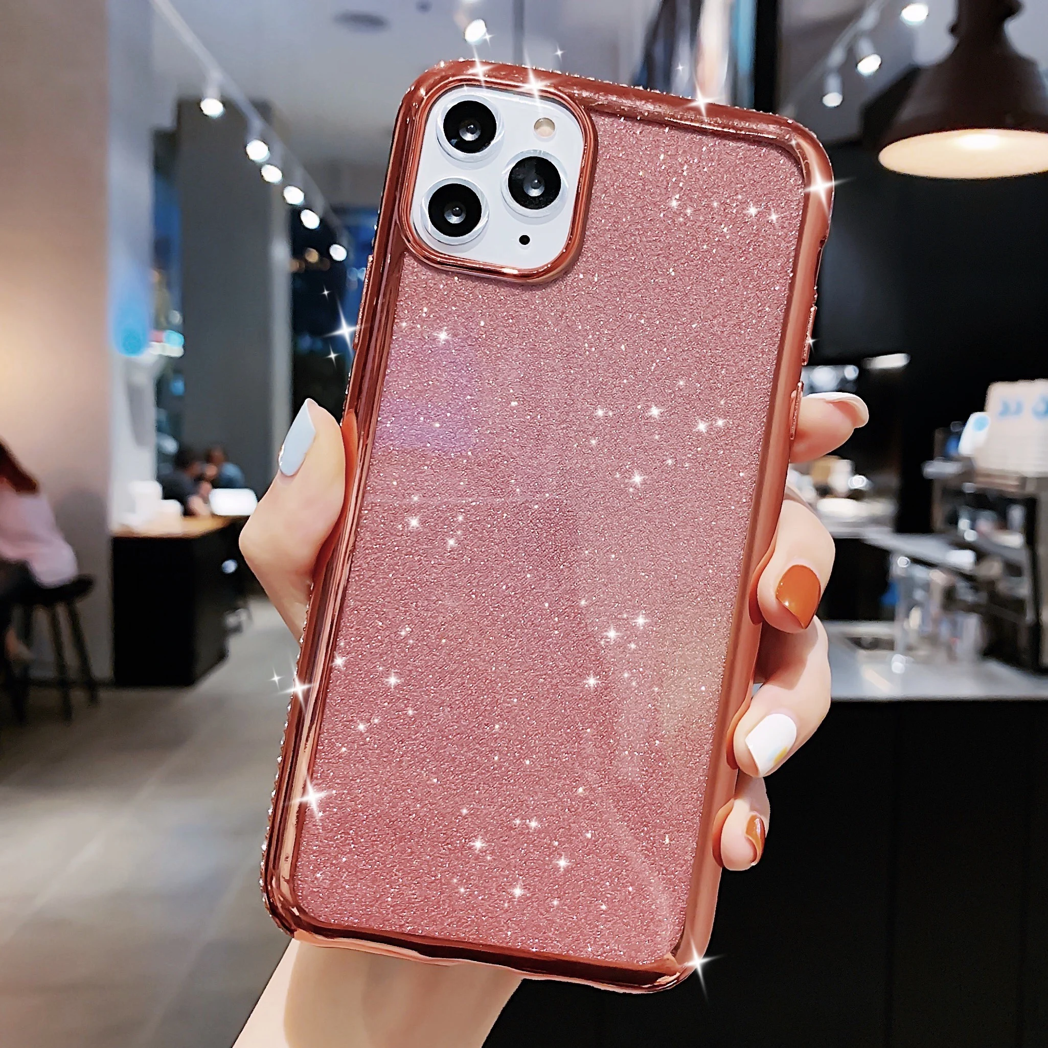 Силиконовый Блестящий ТПУ силикагель чехол для телефона SamSung Galaxy S8 S9 S10 E PLUS Note 8 9 10