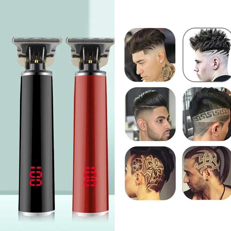 USB машинка для стрижки волос триммер мужчин борода электрическая бритва короткая