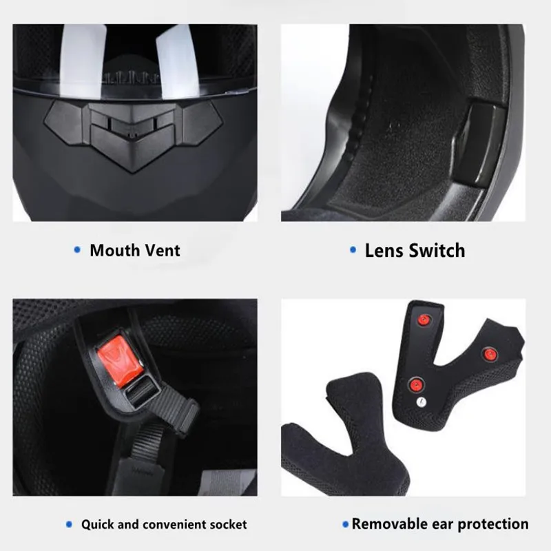 Casco Abatible Para Moto лобовое стекло для мотоцикла Casque Femme полное лицо Kask защитный
