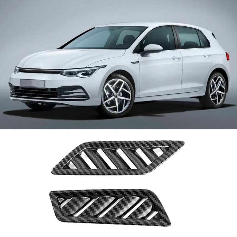 

Автомобильная Передняя панель из углеродного волокна кондиционер вентиляционное отверстие крышка отделка для Golf 8 MK8 2021