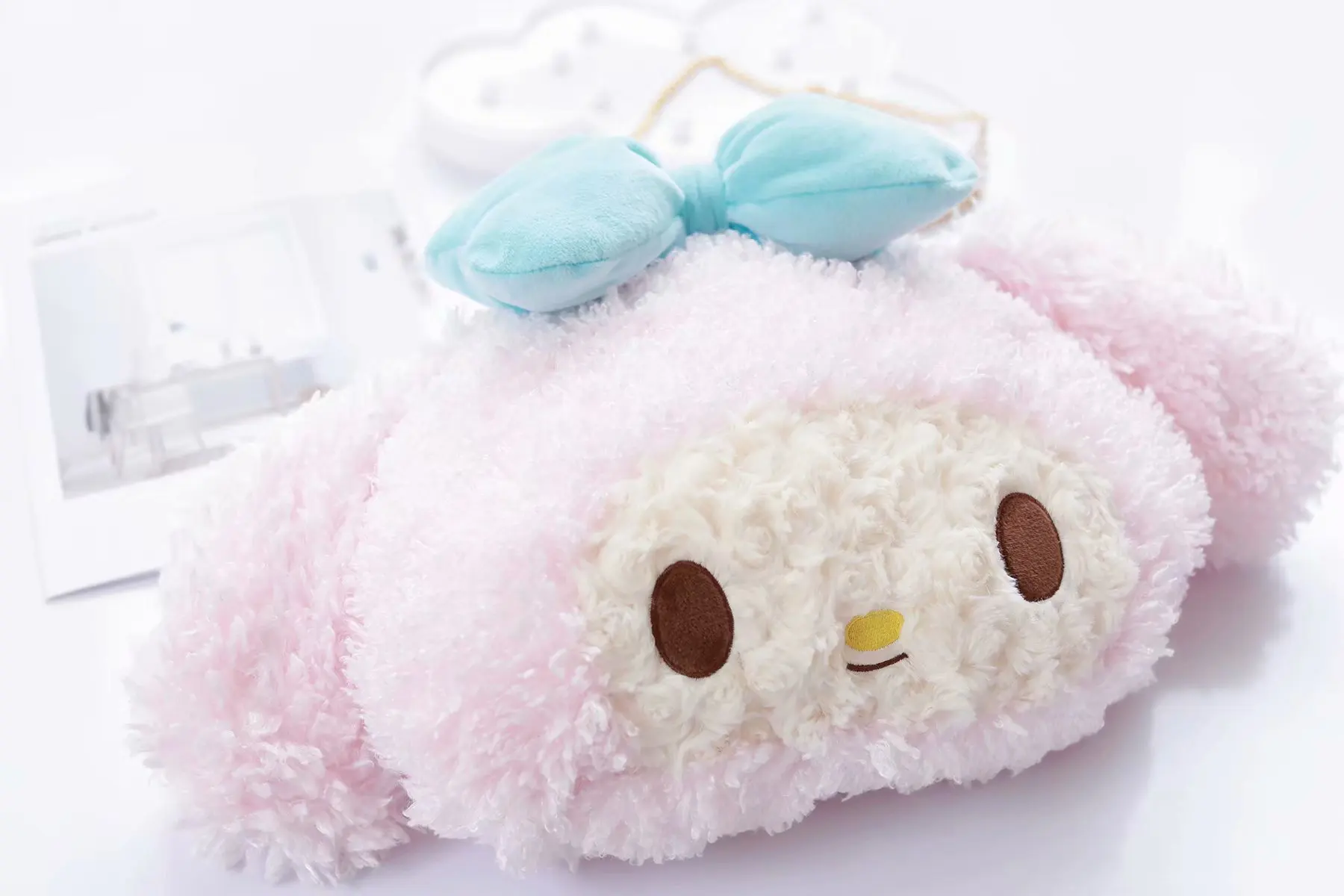Kawaii мультфильм кролик мой музыкальный плюшевый сумка на плечо; сумка-мешок милая кукла-кролик подходит для девочек красивые подарки