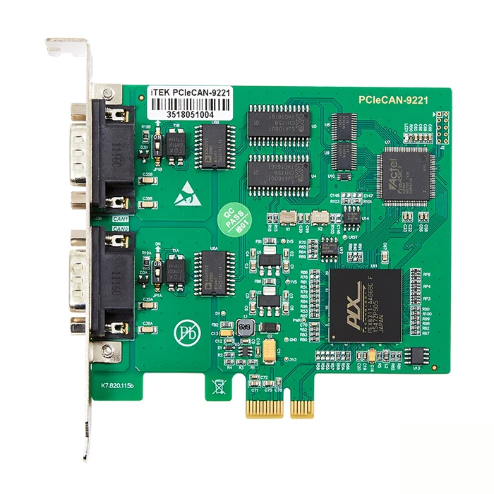 

Industrial Grade PCIE Interface CAN Card PCIeCAN-9221 PCIE-9221