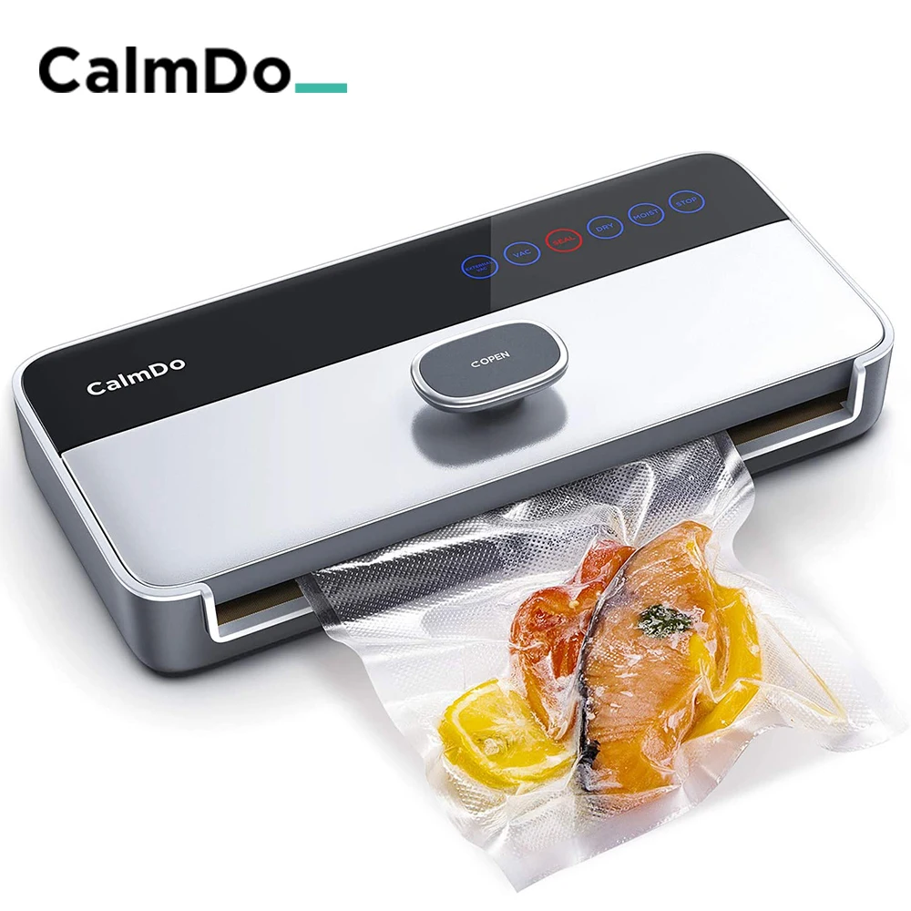 - CalmDo Food Sealer Vacuum Sealer Machine Fully Automatic Vacuum
Sealer Machine&One-Touch Vacuum Air System 6 Customized Modes