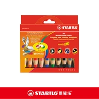 61018colorsset germany stabilo 880 colored crayons water soluble colored pencil 10mm tip watercolor pen art supplies