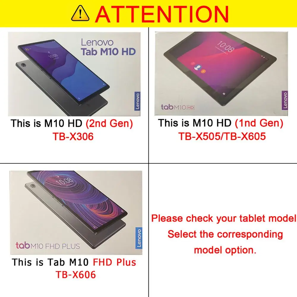 Чехол для Lenovo YOGA Tab M10 HD 2nd Gen планшет TB X306X X306F X505X X605L чехол|Чехлы планшетов и