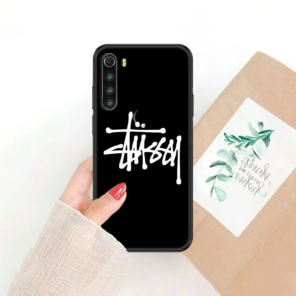 

Fashion brand Phone case For Xiaomi Redmi Note 7 7A 8 8T 9 9A 9S K30 Pro Ultra black luxury prime pretty Etui fashion bumper