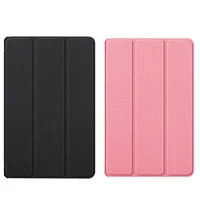 2x for lenovo tab m10 fhd plus tb x606x 10 3 inch ultra thin lightweight tablet leather casepinkblack