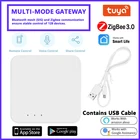 Смарт-хаб Tuya Zigbee Gateway, хаб с Wi-Fi, мостом для умного дома, дистанционным управлением голосом, работает с Alexa Google Home