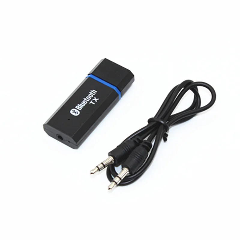 USB Bluetooth 5.0 + EDR Audio Transmitter for TV PC Driver-Free Dongle 3.5MM 3.5 Jack AUX Wireless Adapter | Электроника