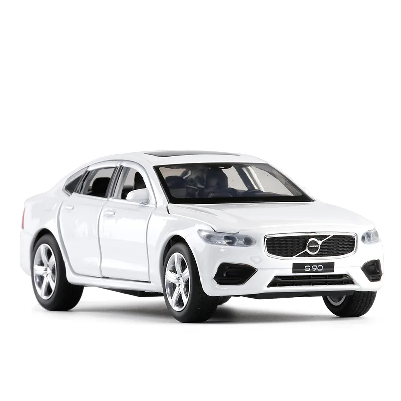 Изысканный подарок 1:32 модель VOLVO S90 из сплава имитация литого под давлением звука