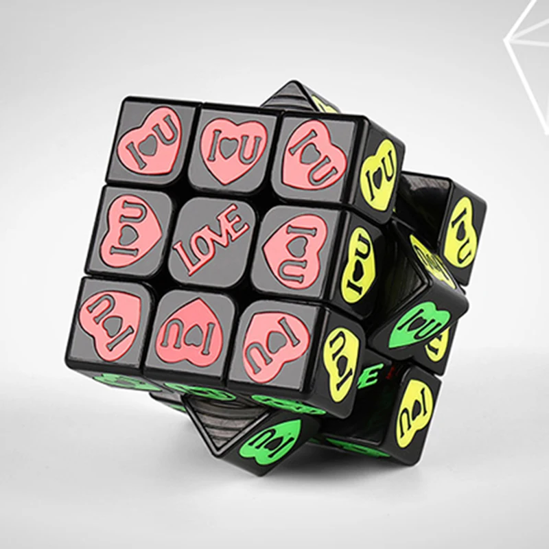 Новый Accive Moyu черный кристалл 3x3x3 магический куб скоростной пазл игрушки для детей