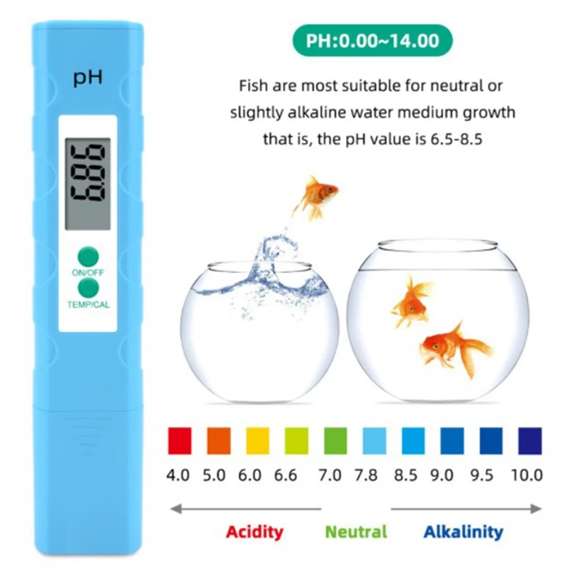

Ph-06 Meter Protable LCD Digital PH Meter Pen of Tester Aquarium Pool Water Wine Urine Tds Meter
