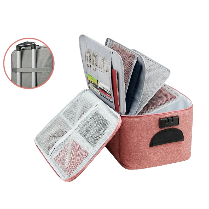 Вместительная сумка для хранения документов водонепроницаемая органайзер
