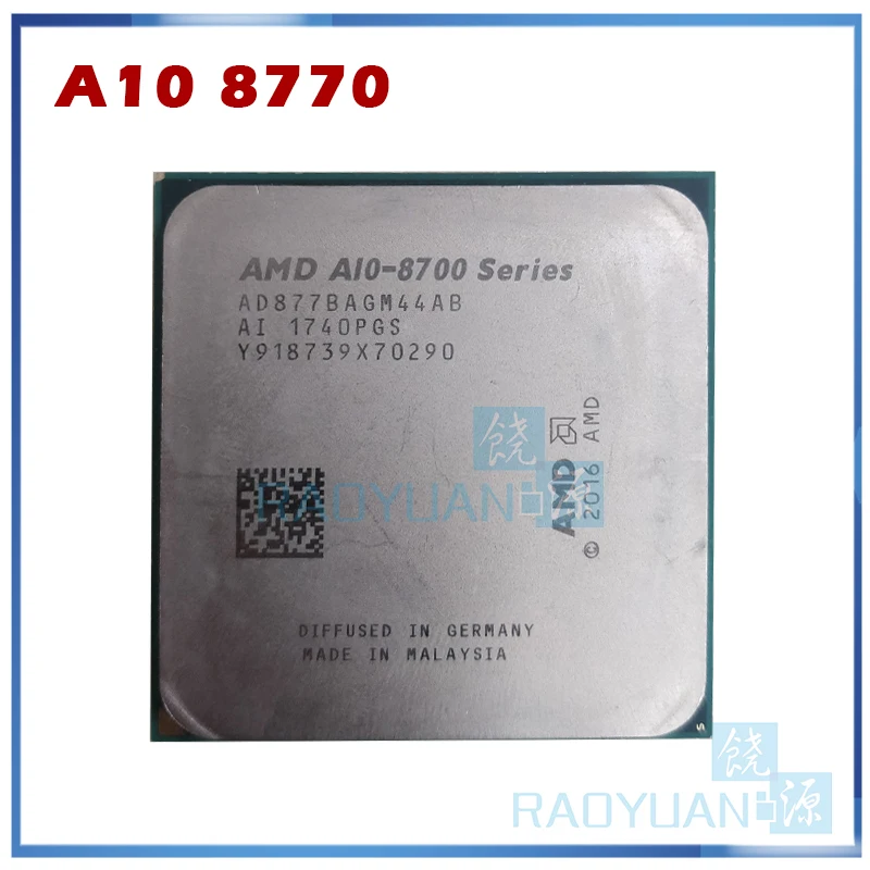 

AMD A10-Series A10 8700 серии A10-8700 A10-8770 A10 8770 3,5 ГГц Quad-Core Процессор процессор 65 Вт AD877BAGM44AB гнездо AM4