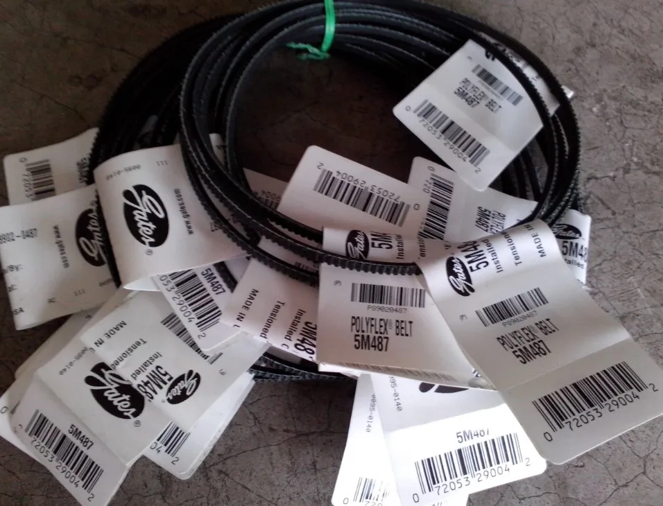 

1pcs of Motor Belt Gates 5M487 American V-belt Drive Belt Lathe Original