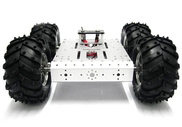 Günstig Arduino 4WD WIFI Kreuz-land Off-road WiFi Roboter Smart Car Kit Für Arduino Raspberry Pi