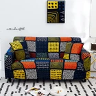 Чехол для дивана эластичный, защитный, с цветочным рисунком, для гостиной, на 1234 мест