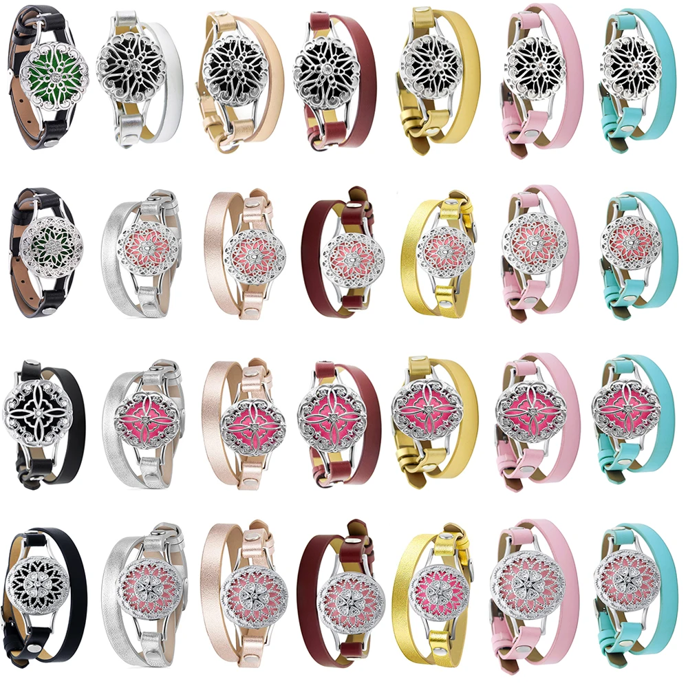 Новинка винт 26 мм с подвесками черный браслет из натуральной кожи нержавеющей