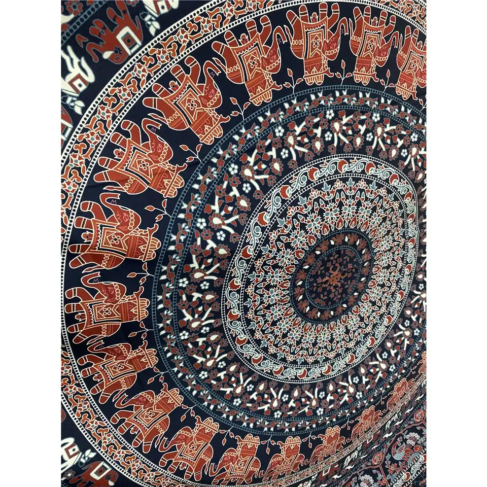 

200X150CM Large Hanging Wall Tapestry Mandala Carpet Psychedelic Tapestry Elephant Boho Decor Dorm Mattress Beach Blanket Indian