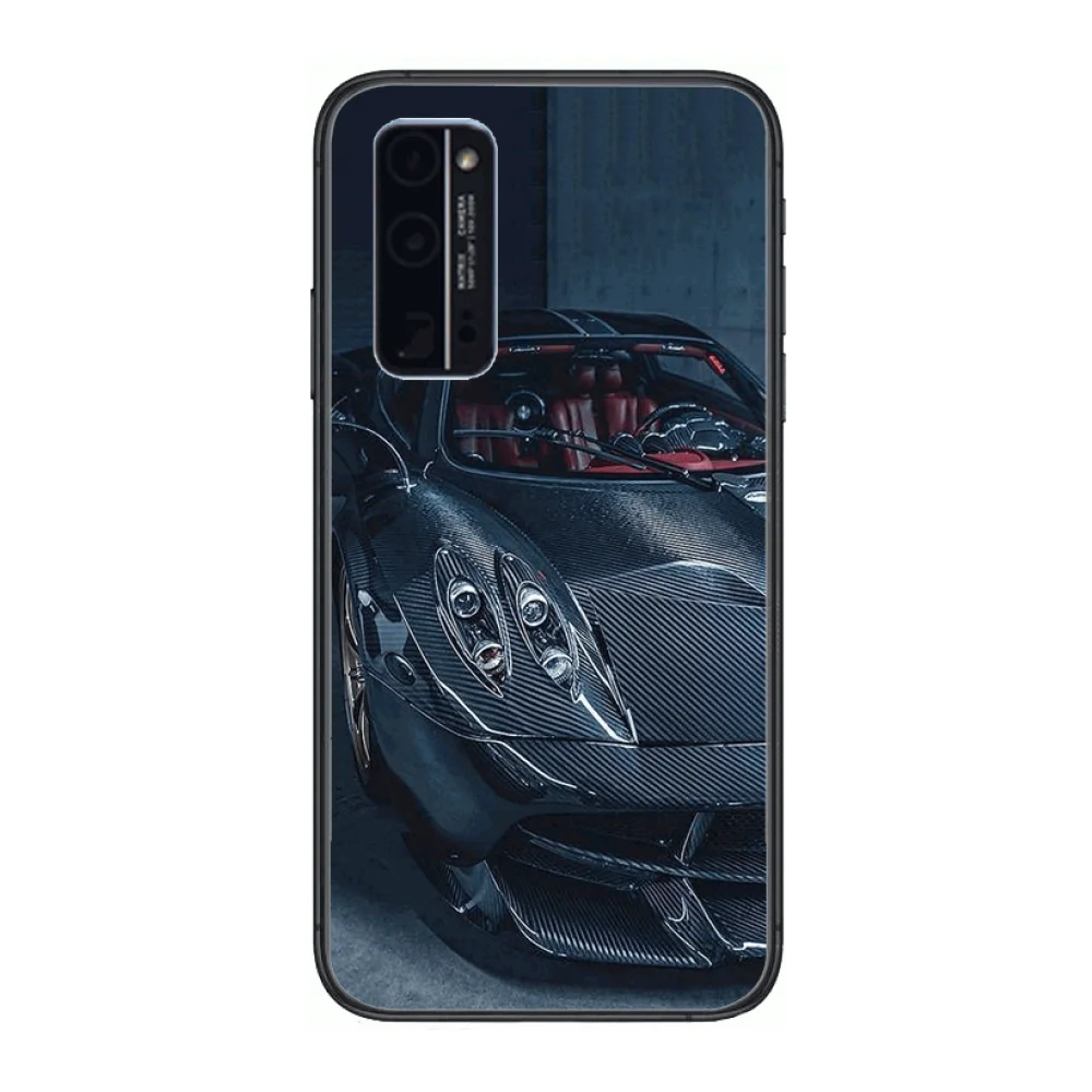 

Custom made Pagani Top sports car Supercar Phone case Phone Case Hull For Huawei Honor 8 9 10 20 30 A S Lite Pro 5g i B