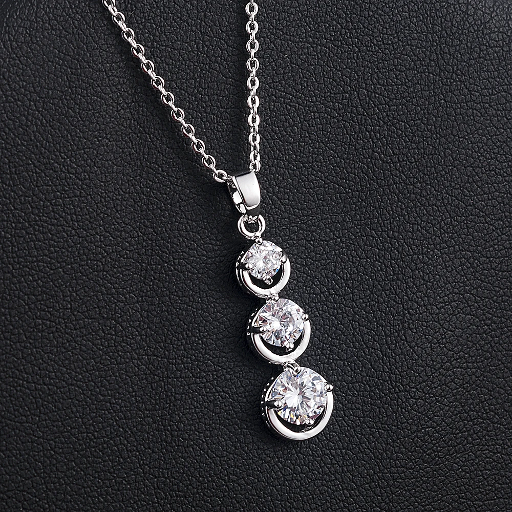 

2019 New Fashion Women Charm Crystal Zircon Necklace Pendant Choker Chain Women Jewelry Chirstmas Gifts Drop shipping