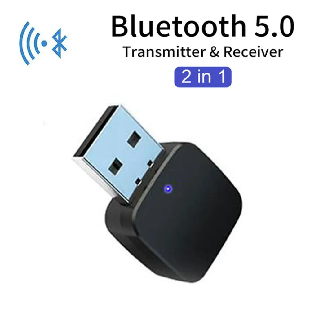 KN324 USB Bluetooth 5 0 аудио музыкальный приемник передатчик беспроводной ключ адаптер