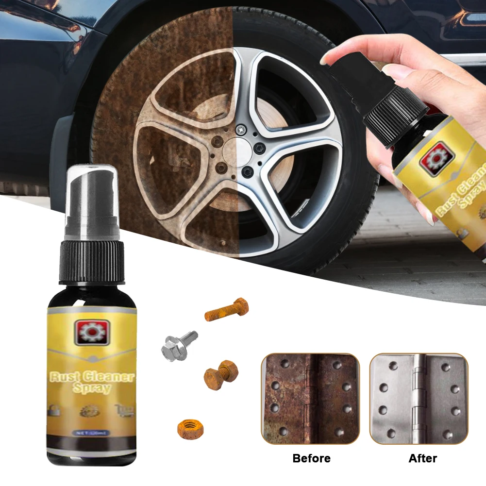 

30ml Car Rust Remover Rust Inhibitor Rust Cleaner Spray Rust Remover Derusting Spray Car Maintenance Rust Prevention Supplies