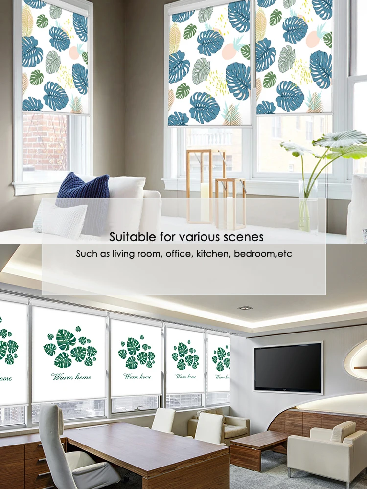 Затемняющие шторы CASAYA без сверления украшение для окон гостиной кухни и ванной с