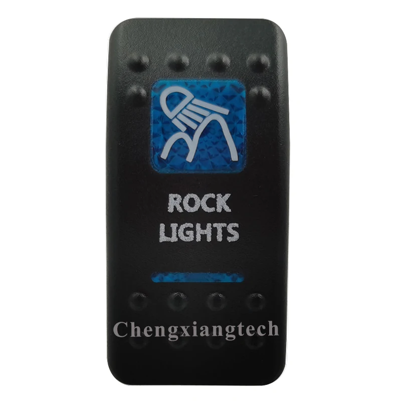 

Printed Blue Rocker Switch Cap Rock Lights for Carling Arb Car Boat Rocker Switch 12v 24v, Cover Only !!! No Switch Base !!!