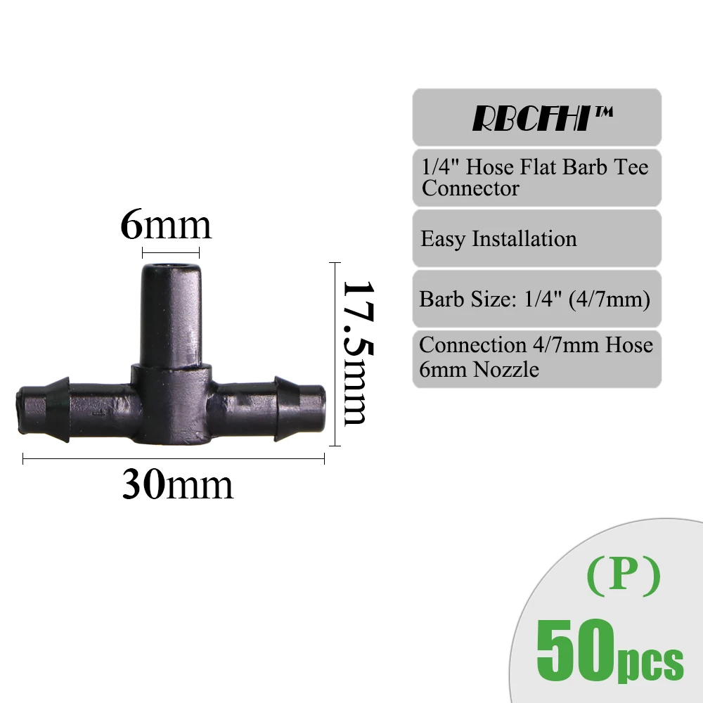 

RBCFHI Комплект соединителей для полива 3/5 4/7 мм