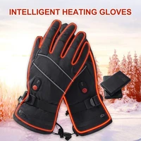 3 7v smart heating gloves motorcycle electric heated gloves winter touchscreen heating gloves 5000mah rechargeable gloves